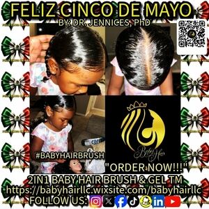 2IN 1 BABY HAIR BRUSH AND GEL TM